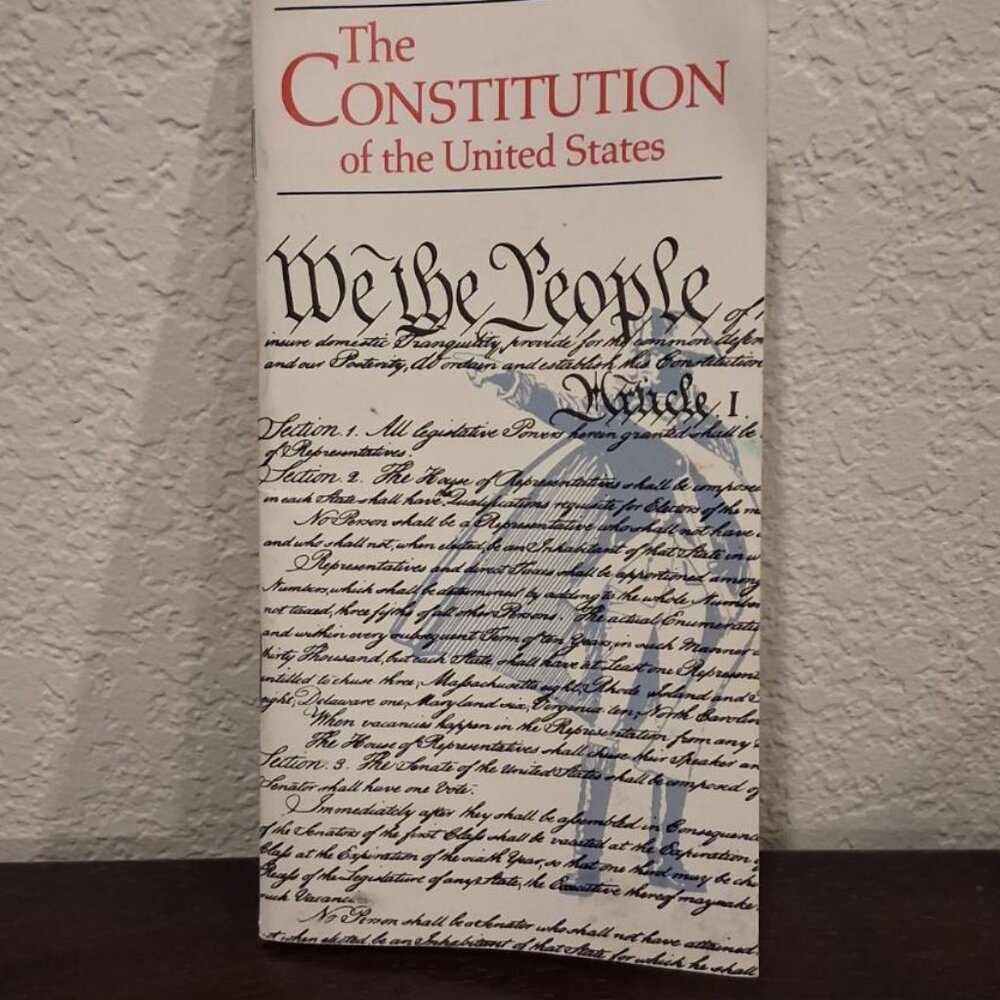 Vintage, 1989 Pocket Constitution United States of America